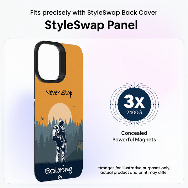 Never Stop [Wanderlust Theme] - StyleSwap Back Panel