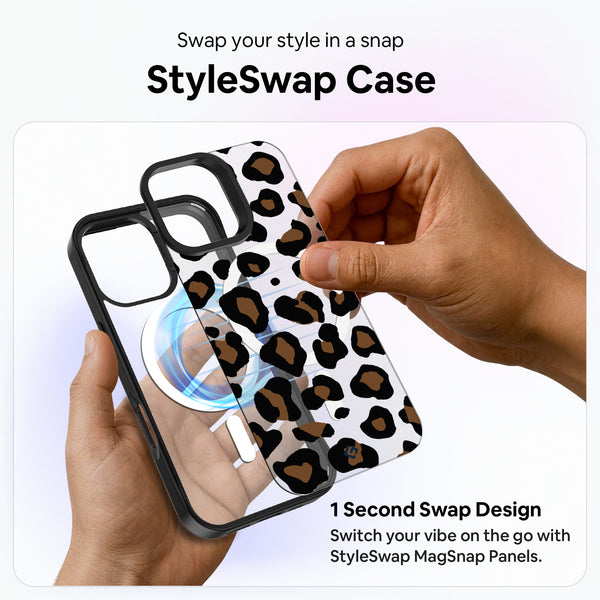 Cheetah Skin (Transparent) [Stripes & Spots] - StyleSwap Back Cover + Back Panel