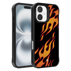 Orange Fire Black