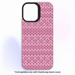 Pink Knitting Pattern [Chic & Charming Theme] - StyleSwap Back Panel