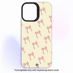 Pink Yellow Bow [Chic & Charming Theme] - StyleSwap Back Panel