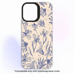Blue Blossom [Timeless Ink  Theme] - StyleSwap Back Panel