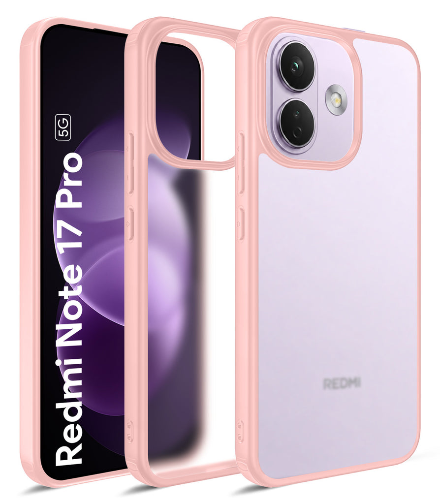 Redmi Note 17 Pro 5G, 6.83 inch Rugged Frosted Back Cover