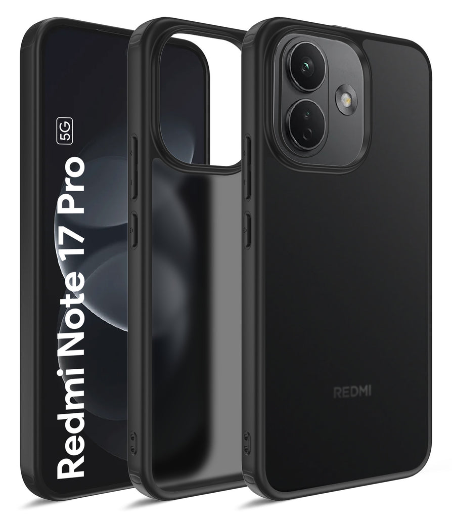 Redmi Note 17 Pro 5G, 6.83 inch Rugged Frosted Back Cover