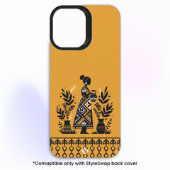Plant Motif [Timeless Ink  Theme] - StyleSwap Back Panel