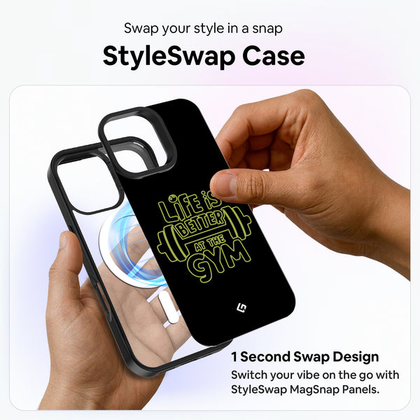 Gym is Life [Beast Energy] - StyleSwap Back Cover + Back Panel