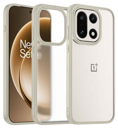 OnePlus 15 5G (6.78 inch) Back Cover | Rugged Frosted Series, Ivory
