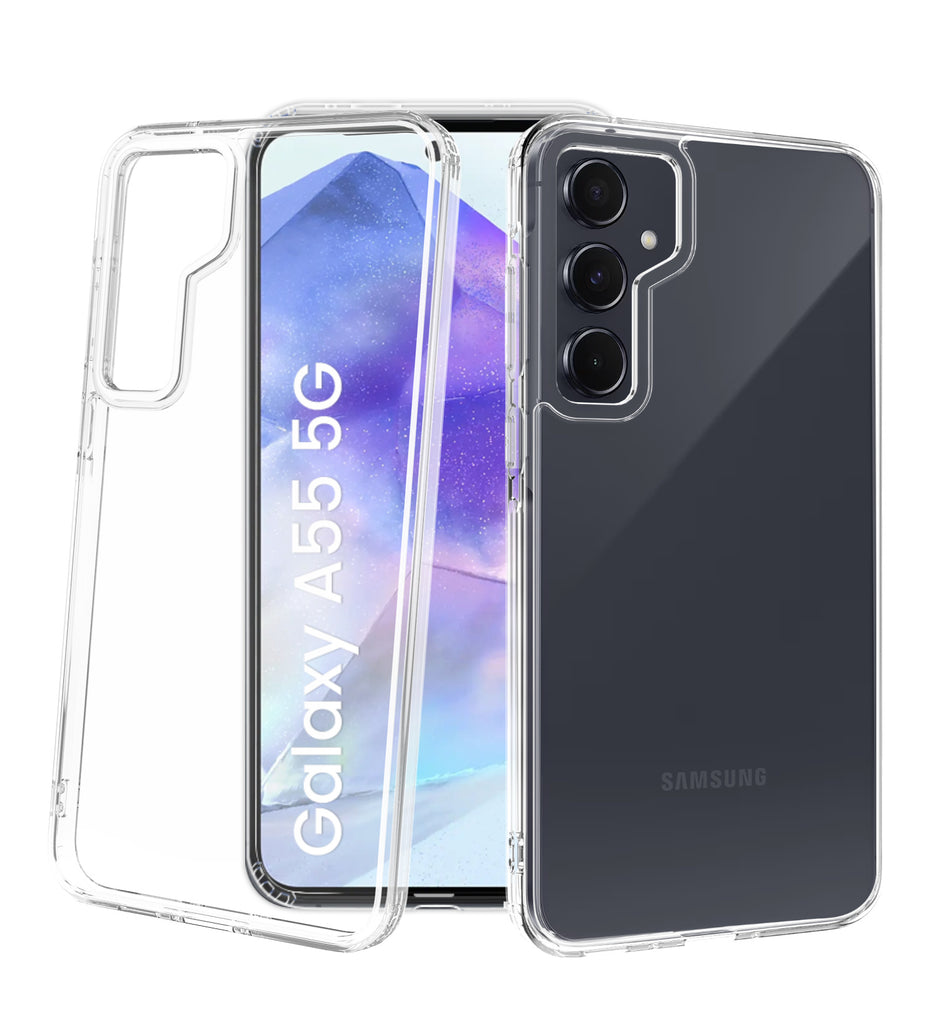 Samsung Galaxy A55 5G, 6.6 inch Ice Crystal Back Cover