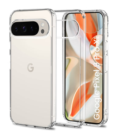 Google Pixel 9 Pro XL 5G (6.8 inch) Back Cover | Ice Crystal Series, Crystal Clear
