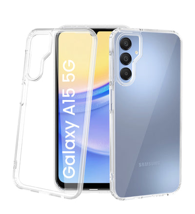 Samsung Galaxy A15 5G, Samsung Galaxy F15 5G (6.5 inch) Back Cover | Ice Crystal Series, Crystal Clear