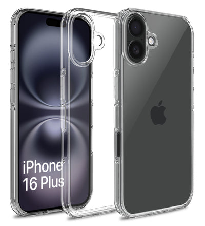 Apple iPhone 16 Plus (6.7 inch) Back Cover | Ice Crystal Series, Crystal Clear