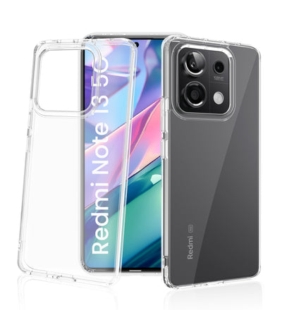 Redmi Note 13 5G (6.67 inch) Back Cover | Ice Crystal Series, Crystal Clear