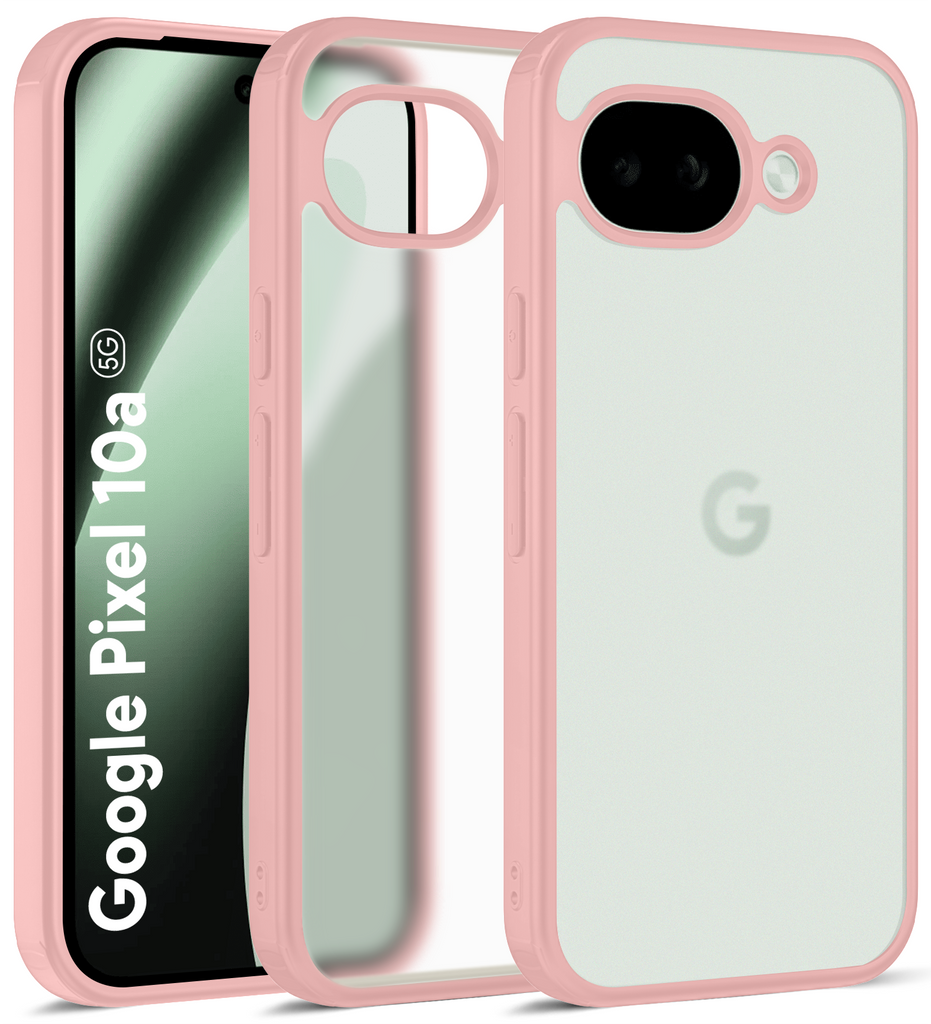 Google Pixel 10a 5G (6.3 inch) Back Cover | Rugged Frosted Series, Berry Pink