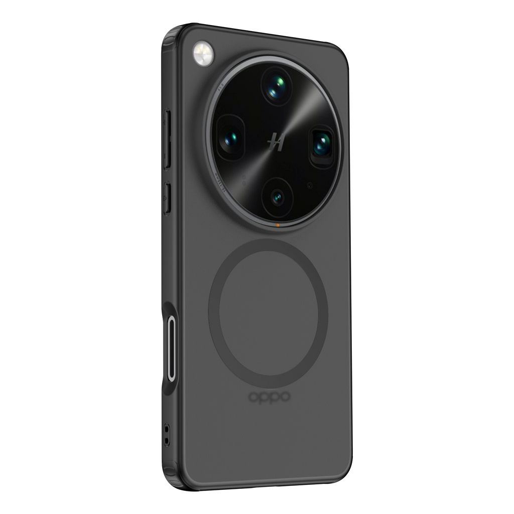 Pre Order, [Estimated Shipping Date: 10 June 2026], Oppo Find X9 Ultra 5G (6.82 inch) Back Cover | Rugged Frosted MagSnap Series, Black