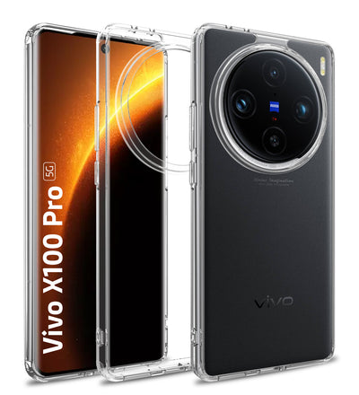 Vivo X100 Pro 5G (6.78 inch) Back Cover | Ice Crystal Series, Crystal Clear