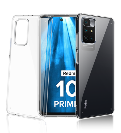 Xiaomi Redmi 10 Prime (6.5 inch) Back Cover | Ice Crystal Series, Crystal Clear