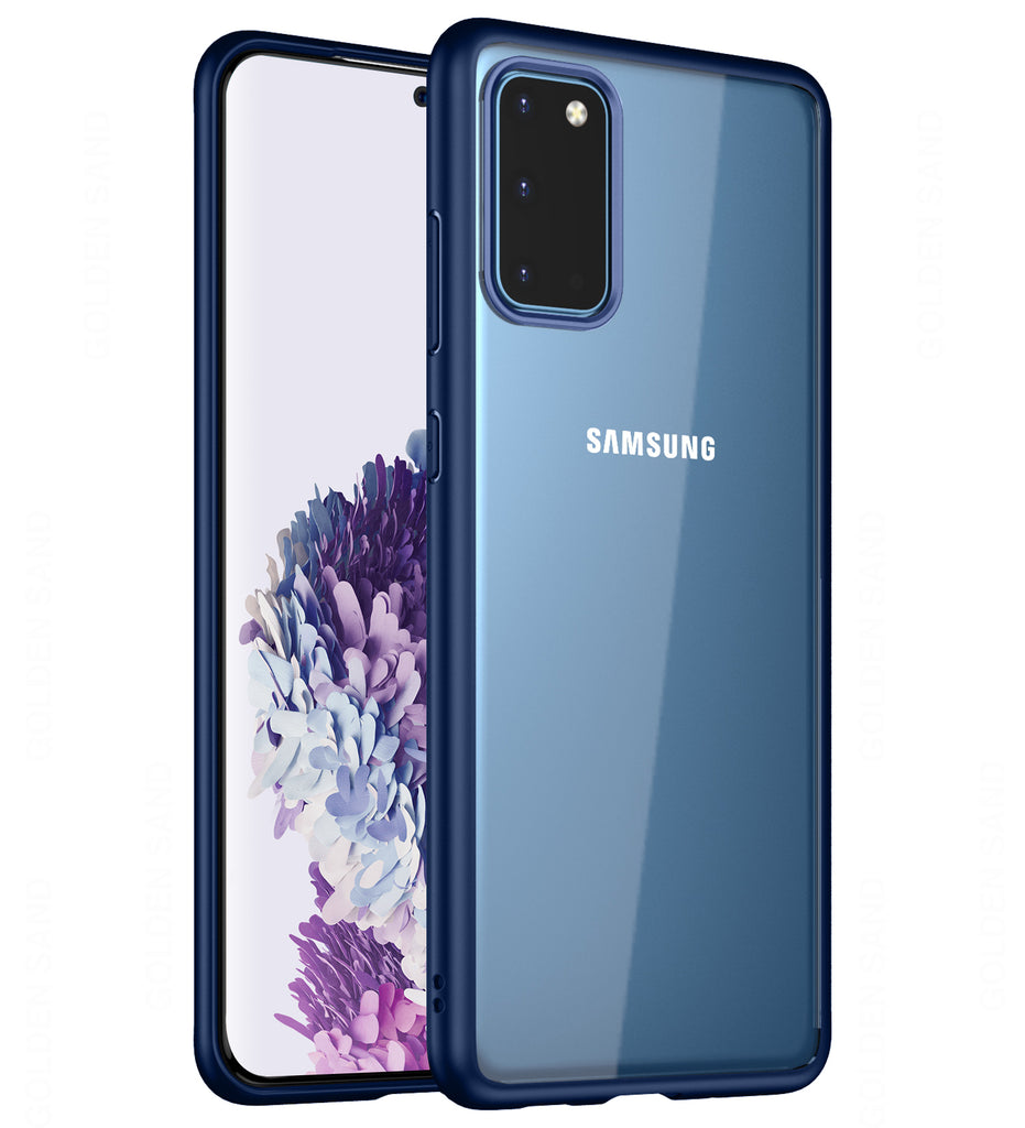 Back Cover, Drop Tested, TPU (Rubber), blue, , s20, samsung, Simply Clear, ₹500 - ₹699, PolyCarbonate (Plastic), Slim Design, Transparent