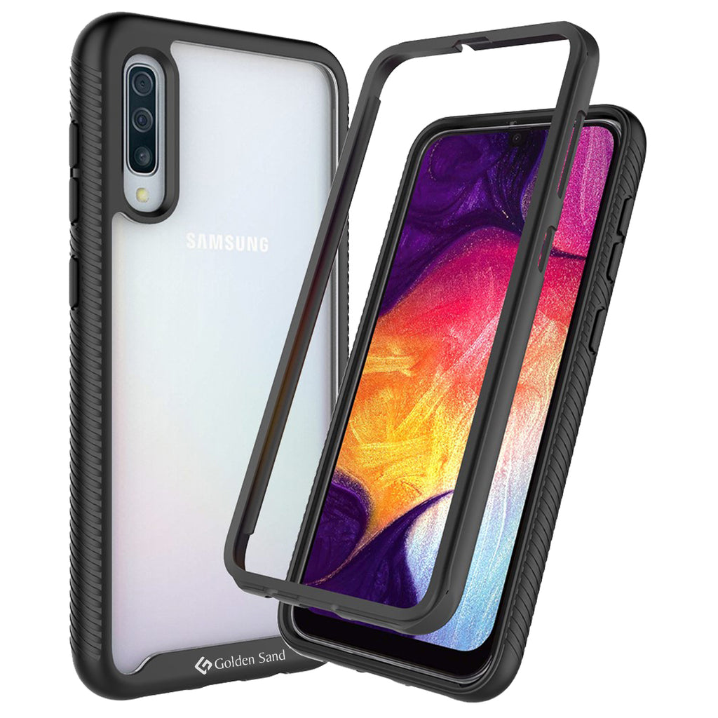 A50, Back Cover, Drop Tested, TPU (Rubber), black, full body pro, ₹500 - ₹699, PolyCarbonate (Plastic), Ultra Protection, , samsung, Transparent