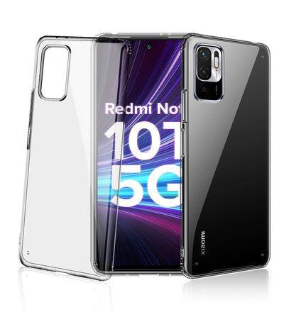 Poco M3 Pro 5G (6.5 inch) Back Cover | Ice Crystal Series [Anti Yellow], Black Clear