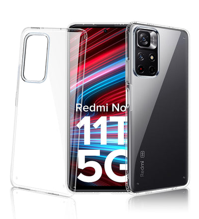 Redmi Note 11T 5G, Poco M4 Pro 5G (6.6 inch) Back Cover | Ice Crystal Series, Crystal Clear