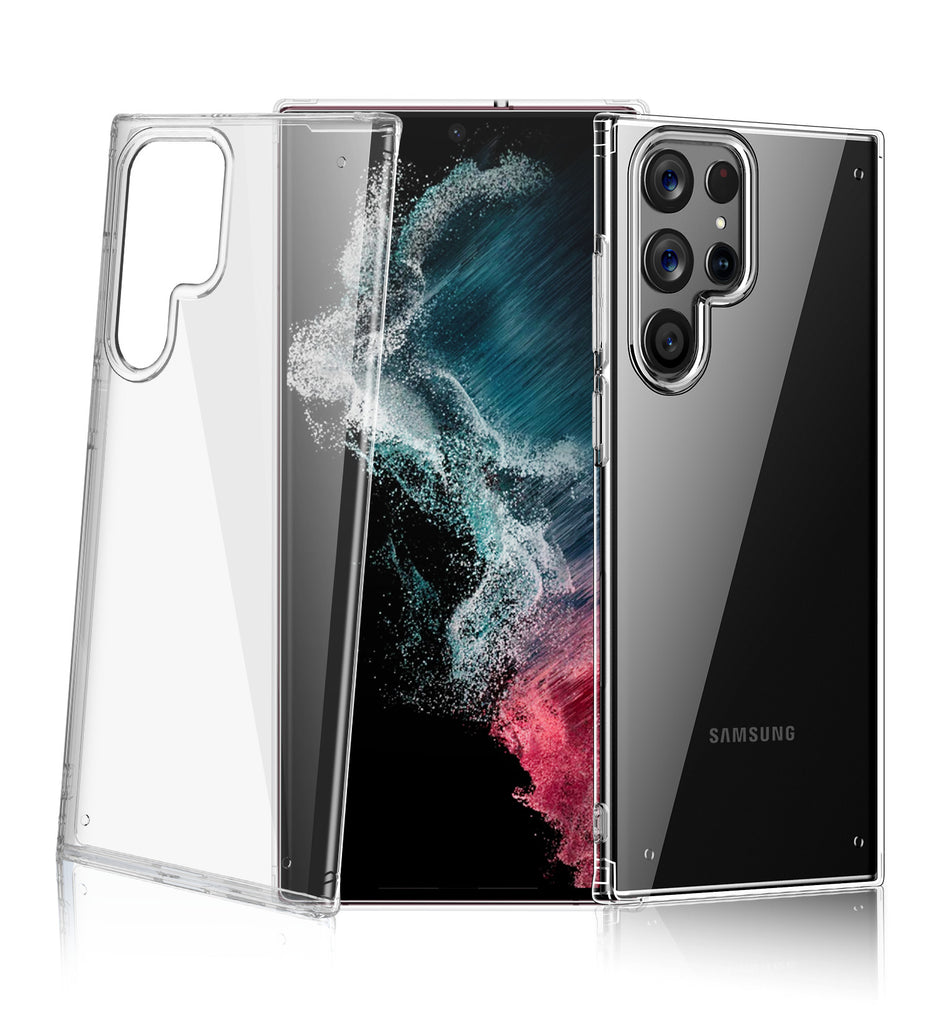 Samsung Galaxy S22 Ultra 5G (6.8 inch) Back Cover | Ice Crystal Series, Crystal Clear