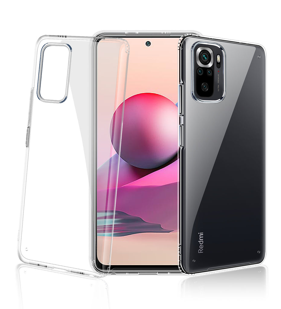 REDMI Note 11 SE, Xiaomi Redmi Note 10, Xiaomi Redmi Note 10S (6.43 inch) Back Cover | Ice Crystal Series, Crystal Clear