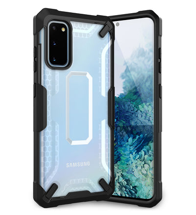 Back Cover, Drop Tested, TPU (Rubber), Drop Defense Pro, ₹700 - ₹999, PolyCarbonate (Plastic), Ultra Protection, , s20, samsung, translucent, white