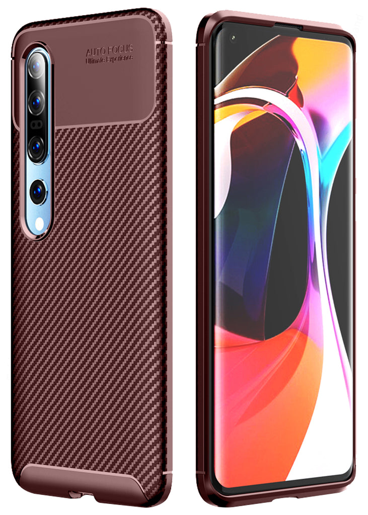 Xiaomi Mi 10 5G, Mi 10 Pro (6.67 inch) Back Cover | Aramid Fiber Series, Brown