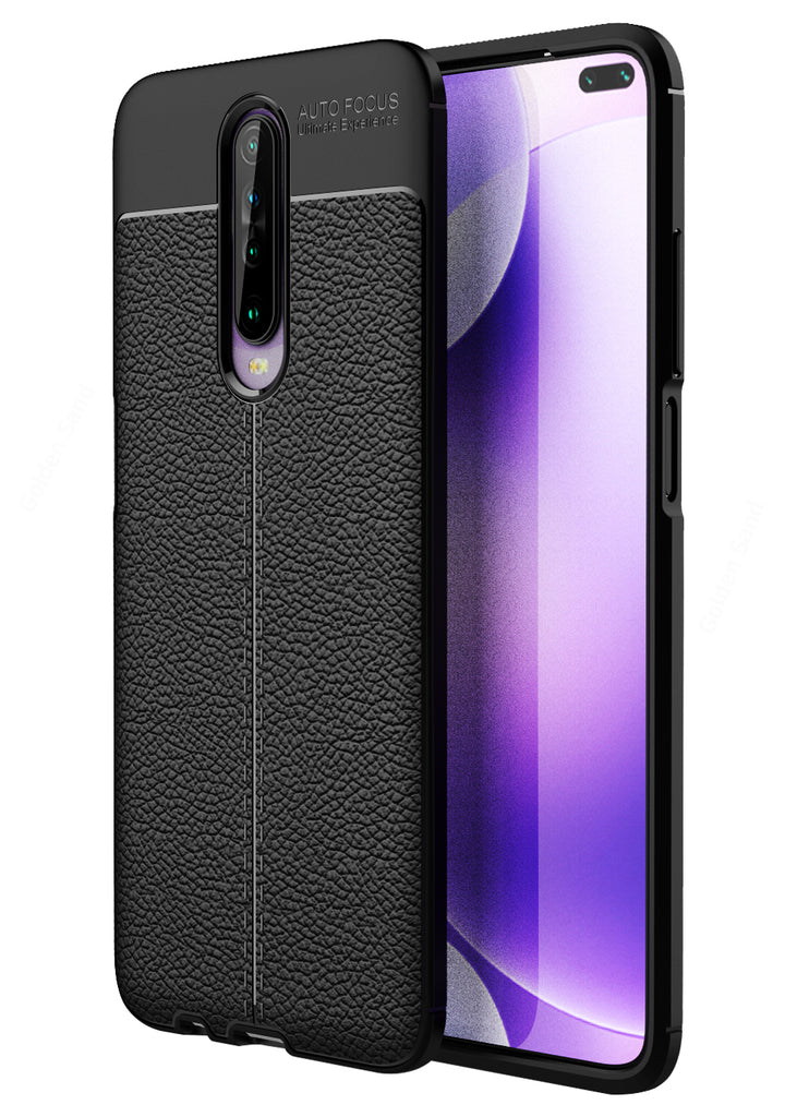 Xiaomi Poco X2, Redmi K30 (6.67 inch) Back Cover | Vegan Leather Series, Black