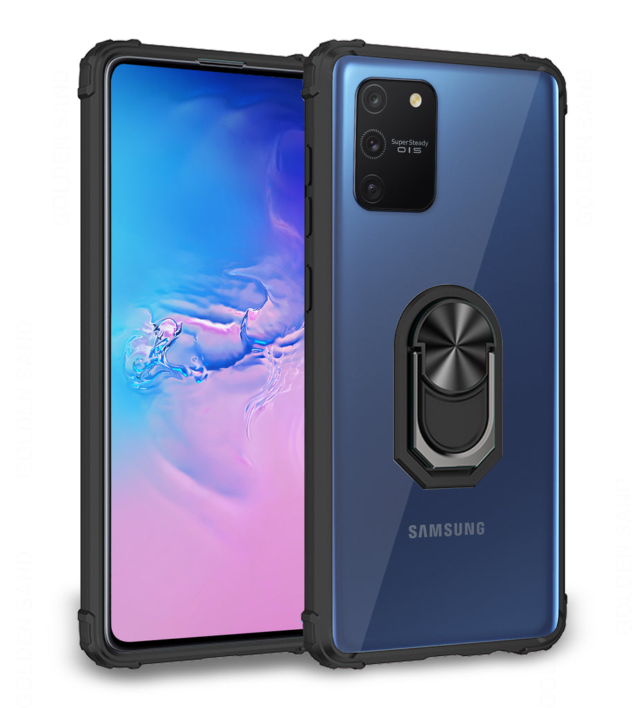 Back Cover, black, Clear Ring Series, Drop Tested, Galaxy s10 lite, Magnetic, PolyCarbonate (Plastic), S10 Lite, samsung, Slim Design, TPU (Rubber), Transparent, â‚¹500 - â‚¹699