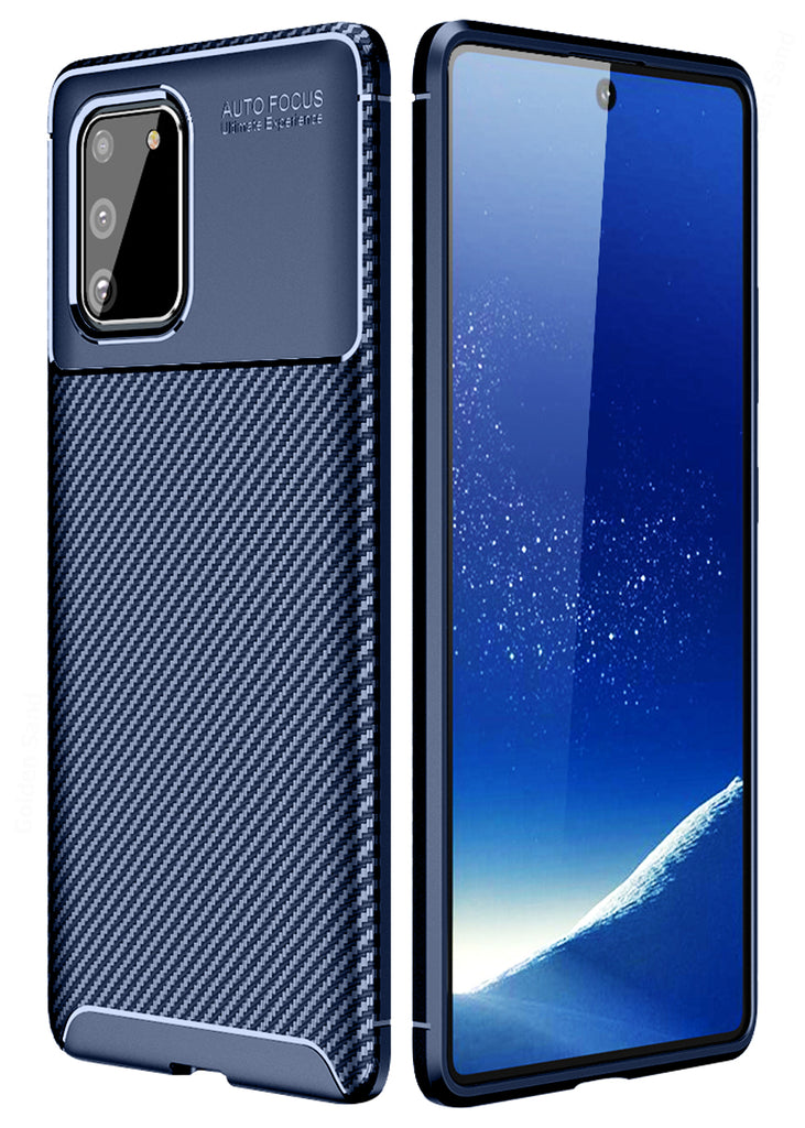 Samsung Galaxy S10 Lite (A91) (6.7 inch) Back Cover | Aramid Fiber Series, Blue