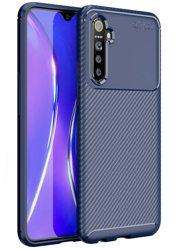 Realme X2, Realme XT, Oppo K5 6.4 inch (6.4 inch) Back Cover | Aramid Fiber Series, Blue
