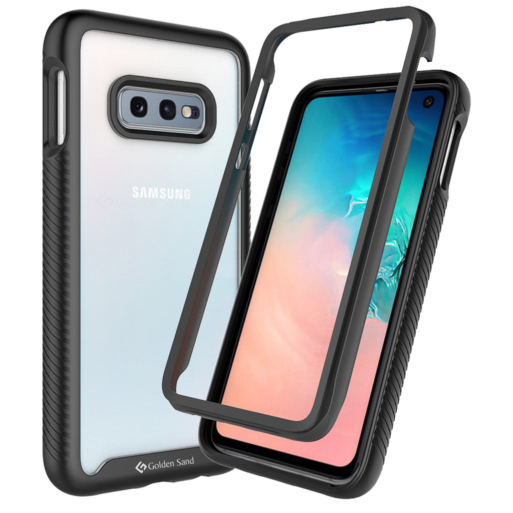 Back Cover, Drop Tested, TPU (Rubber), black, full body pro, ₹500 - ₹699, PolyCarbonate (Plastic), Ultra Protection, S10e, samsung, Transparent