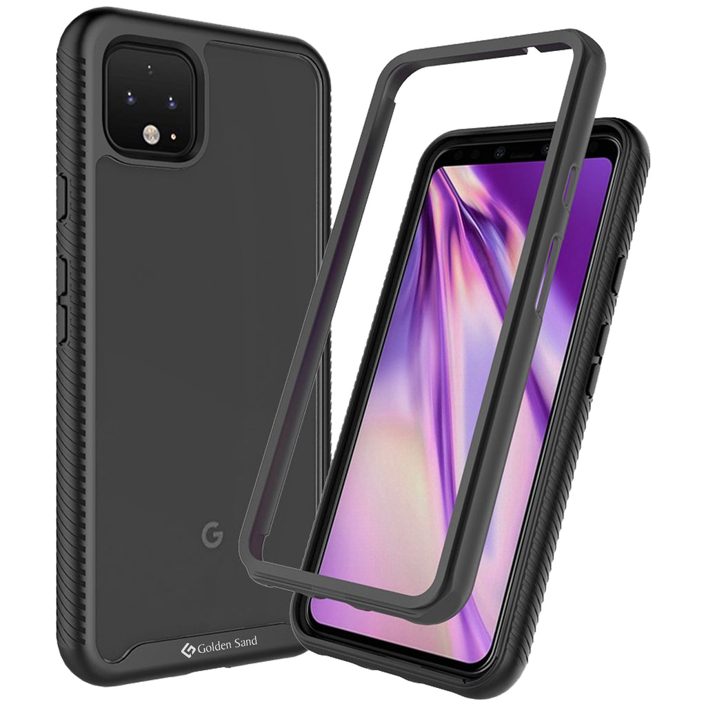 Back Cover, Drop Tested, TPU (Rubber), blue, full body pro, ₹500 - ₹699, PolyCarbonate (Plastic), Ultra Protection, Google, Pixel 4, , Transparent
