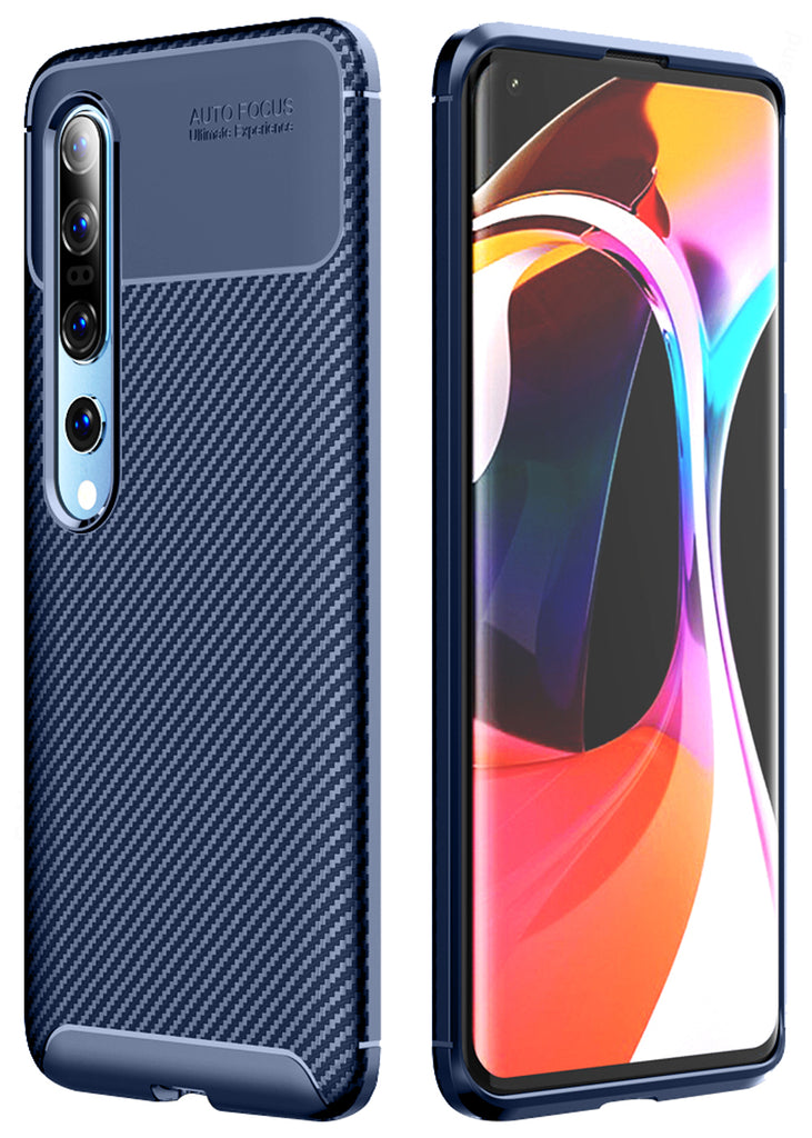 Xiaomi Mi 10 5G, Mi 10 Pro (6.67 inch) Back Cover | Aramid Fiber Series, Blue