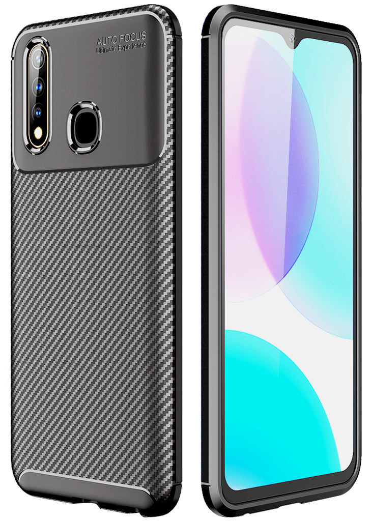 Vivo U20, Vivo Y19 (6.53 inch) Back Cover | Aramid Fiber Series, Black