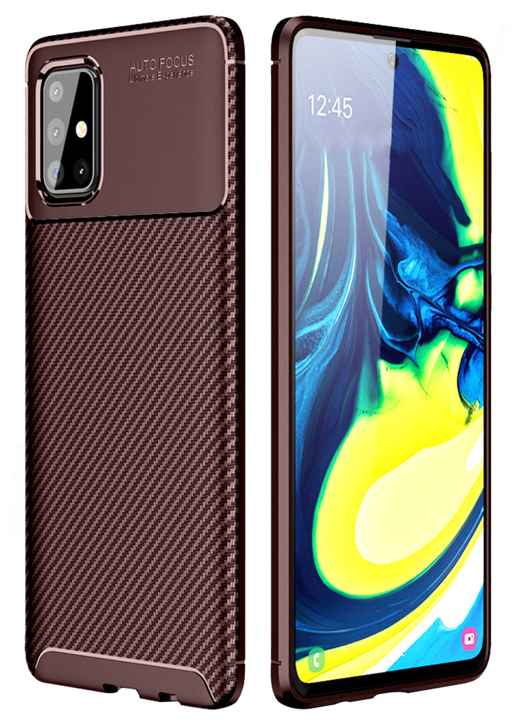 Samsung Galaxy A71 (6.7 inch) Back Cover | Aramid Fiber Series, Brown