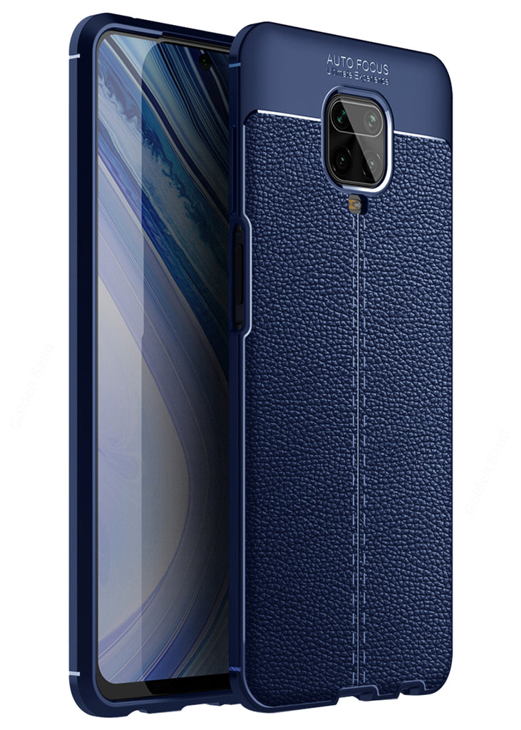 Back Cover, Drop Tested, TPU (Rubber), blue, Leather, Leather Armor TPU, ₹500 - ₹699, Solid, Slim Design, , redmi note 9 Pro, redmi note 9 Pro Max, Xiaomi