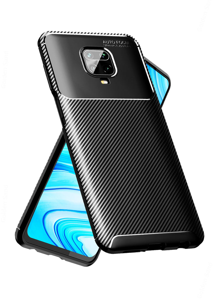 Redmi Note 10 Lite, Poco M2 Pro, Xiaomi Redmi Note 9 Pro, Note 9 Pro Max () Back Cover | Aramid Fiber Series, Black