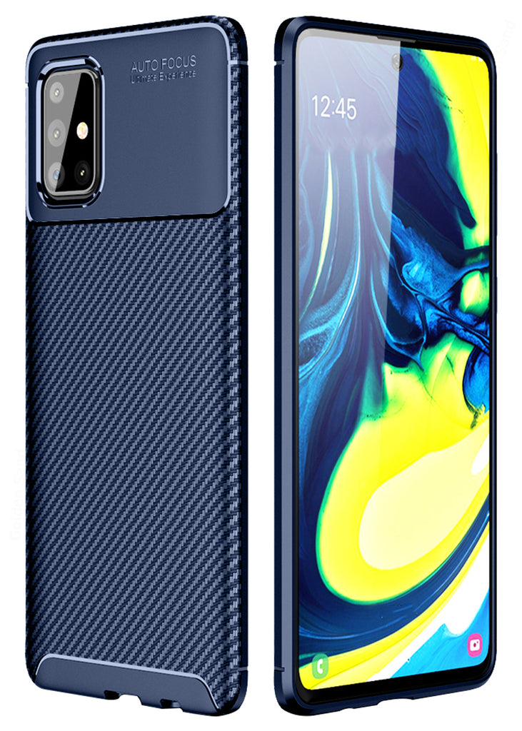 Samsung Galaxy A71 (6.7 inch) Back Cover | Aramid Fiber Series, Blue