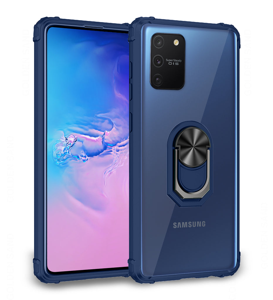 Back Cover, blue, Clear Ring Series, Drop Tested, Galaxy s10 lite, Magnetic, PolyCarbonate (Plastic), S10 Lite, samsung, Slim Design, TPU (Rubber), Transparent, â‚¹500 - â‚¹699