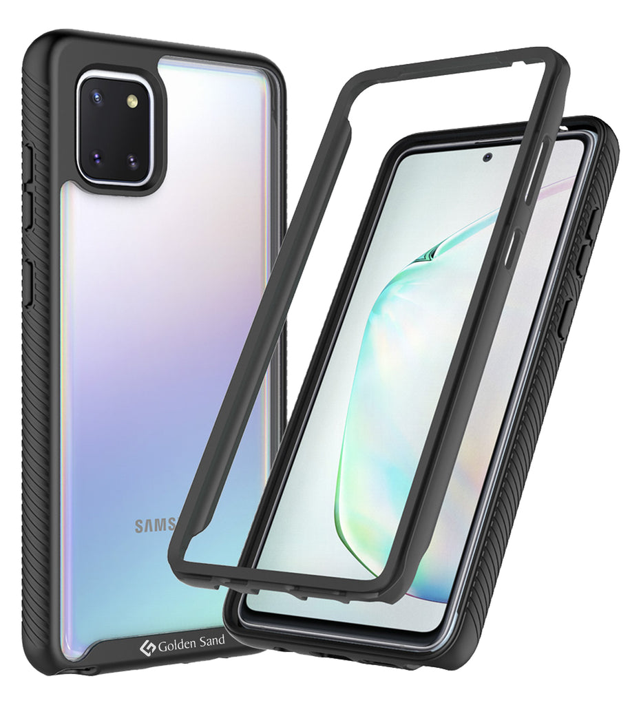 Back Cover, Drop Tested, TPU (Rubber), black, full body pro, ₹500 - ₹699, PolyCarbonate (Plastic), Ultra Protection, Note 10 Lite, , samsung, Transparent