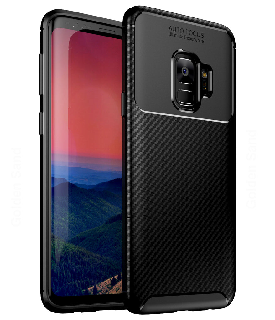 Aramid Fibre, ₹500 - ₹699, Solid, Slim Design, Back Cover, Drop Tested, TPU (Rubber), black, galaxy S9, , samsung