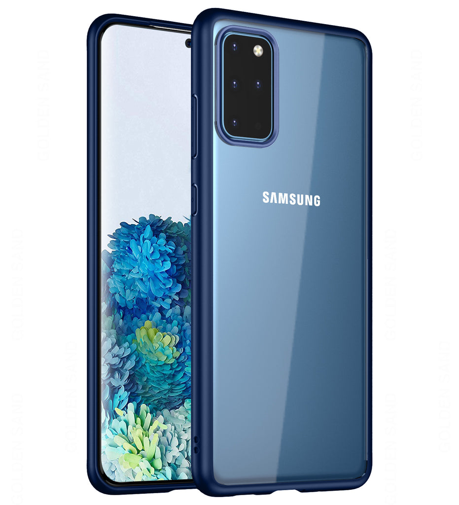 Back Cover, Drop Tested, TPU (Rubber), blue, , s20 plus, samsung, Simply Clear, ₹500 - ₹699, PolyCarbonate (Plastic), Slim Design, Transparent