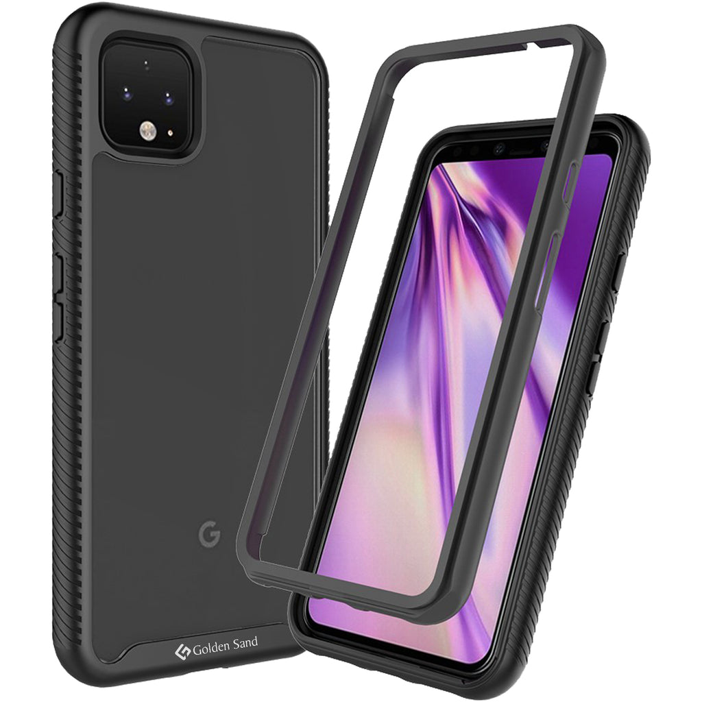 Back Cover, Drop Tested, TPU (Rubber), blue, full body pro, ₹500 - ₹699, PolyCarbonate (Plastic), Ultra Protection, Google, Pixel 4 XL, , Transparent