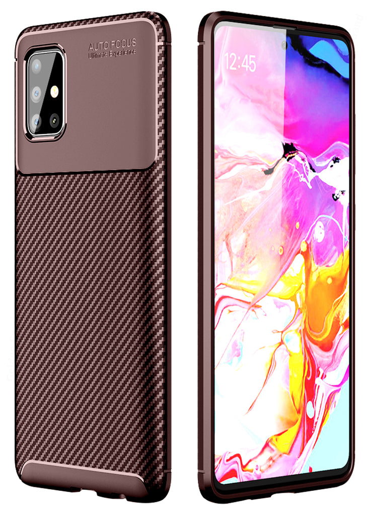 Samsung Galaxy A51 (6.5 inch) Back Cover | Aramid Fiber Series, Brown
