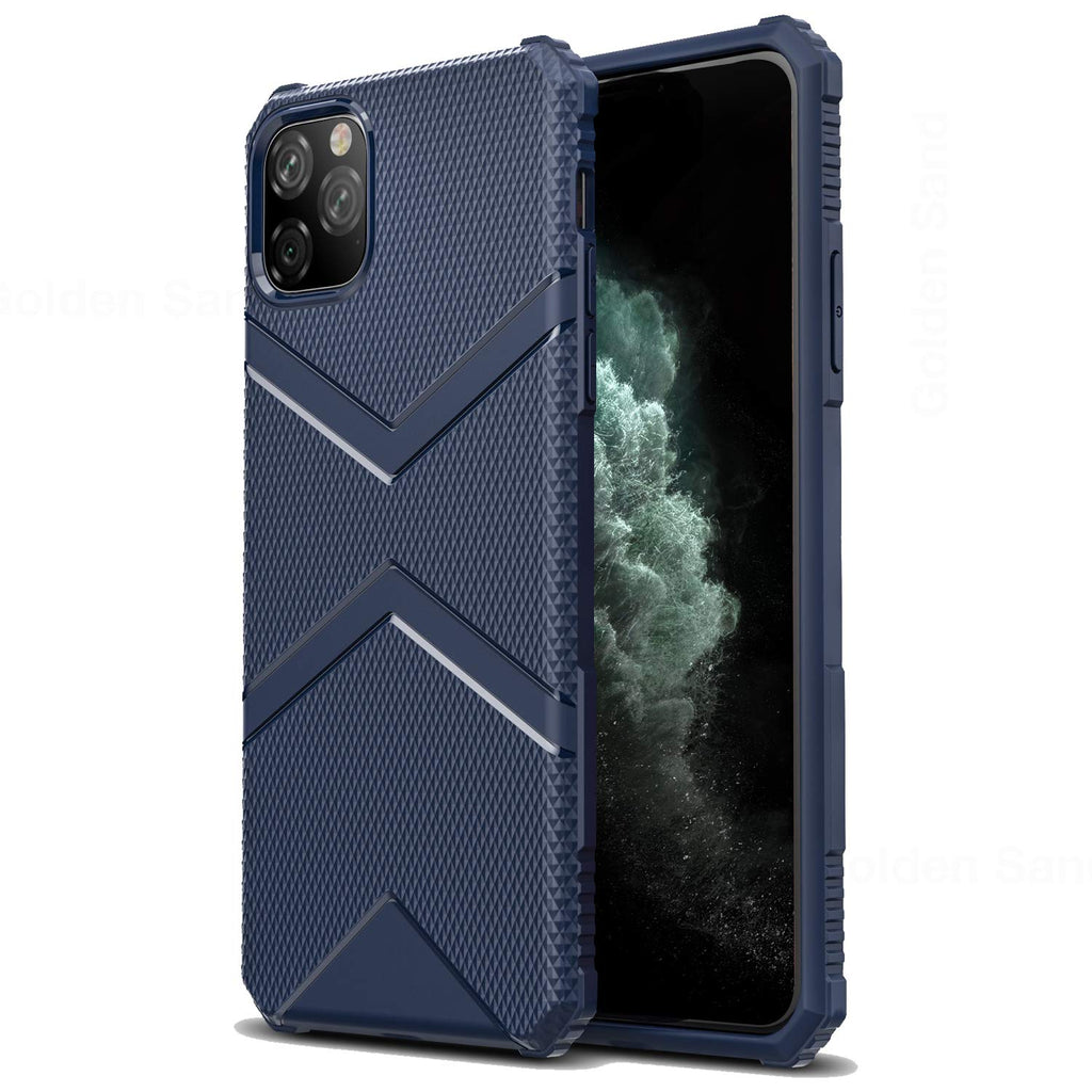 Apple, Back Cover, Drop Tested, TPU (Rubber), blue, iphone 11 pro max, ₹500 - ₹699, X-Armor, PolyCarbonate (Plastic), Ultra Protection, Solid