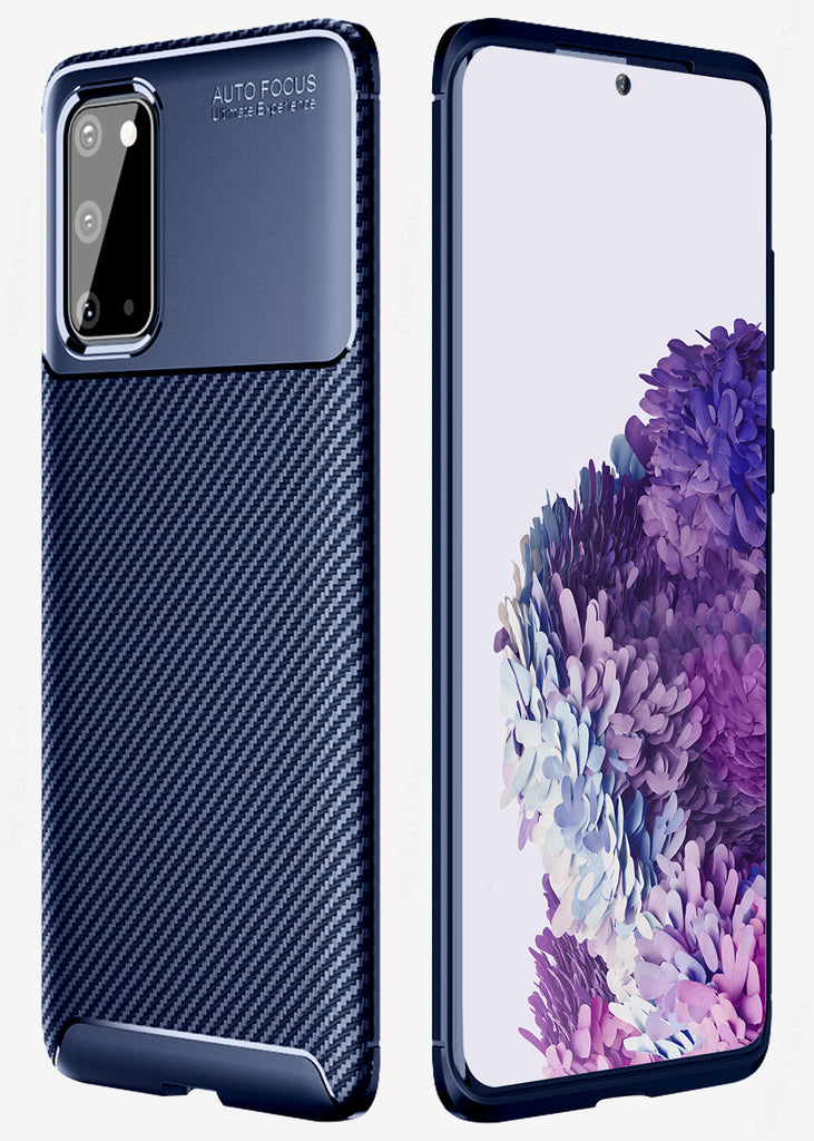 Samsung Galaxy S20 (6.2 inch) Back Cover | Aramid Fiber Series, Blue