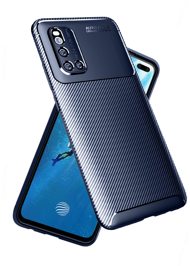 Aramid Fibre, ₹500 - ₹699, Solid, Slim Design, Back Cover, Drop Tested, TPU (Rubber), blue, , vivo, vivo v19