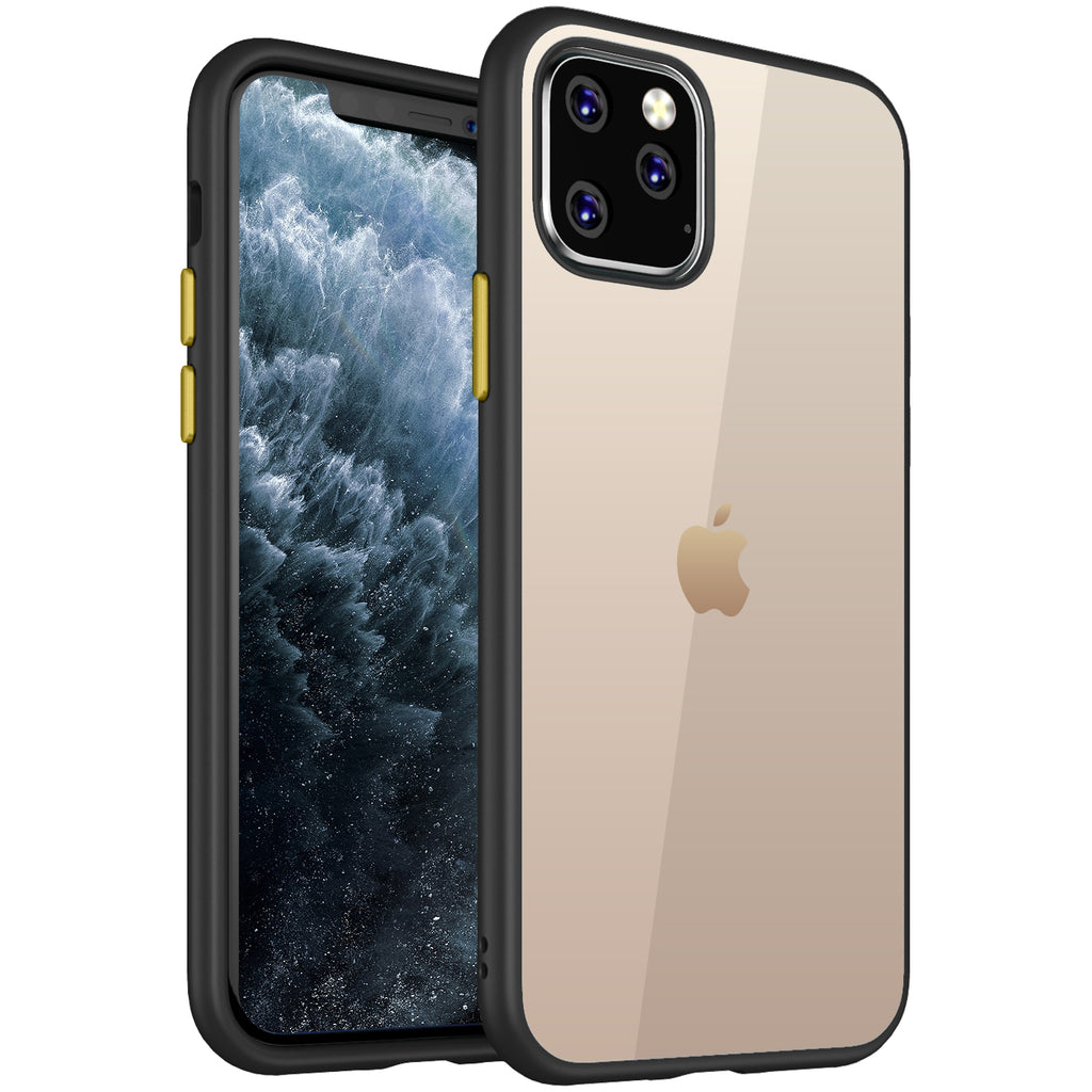 Apple, Back Cover, Drop Tested, TPU (Rubber), black, i phone 11 pro, , Simply Clear, ₹500 - ₹699, PolyCarbonate (Plastic), Slim Design, Transparent
